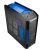 AeroCool Xpredator Tower Case - NO PSU, Blue - Evil Edition2xUSB3.0, 2xUSB2.0, eSATA, HD-Audio, 230mm Fan, Transparent 