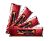 G.Skill 16GB (4x4GB) PC4-17000 2133MHz DDR4 RAM - 15-15-15-35 - Ripjaws 4 Red Series