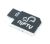 Nifty 4GB MiniDrive Micro SD Card Adapter - Silver - For MacBook Retina 13