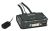 Serveredge KP02UDA 2-Port USB/DVI Cable KVM Switch with Audio & Remote - Black