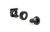 Serveredge CB-1P-BK-100 Heavy Duty M6 Cage Nuts Washer & Screw Set ; Pack of 100 - Black