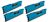Corsair 32GB (4 x 8GB) PC4-21300 2666MHz DDR4 RAM - 16-18-18-35 - Vengeance LPX Blue Series