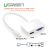 UGreen Mini-Display Port To HDMI & VGA Dual Converter Premium ABS Case - White