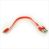 Astrotek AT-USB8PINR Flat Lighting To USB Cable - To Suit iPhone 5/5S - 0.3M - Red