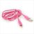 Astrotek Nylon Jacket Lighting To USB Cable - To Suit iPhone 5/5S/6 - 1.0M - Pink