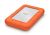 LaCie 500GB Rugged Mini External HDD - Orange/Silver - 2.5