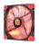 ThermalTake 140mm Luna 14 Slim LED Fan - Red LED/Black Frame140x140x15mm, Hydraulic Bearing, 1200RPM, 38.593CFM, 23.6dBA