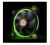 ThermalTake 120mm Riing 12 High Static Pressure LED Radiator Fan - Green LED/Black Frame120x120x25mm, Hydraulic Bearing, 1000-1500RPM, 40.6CFM, 18.7-24.6dBA