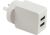 Comsol UWD-34-WHT USB Wall Charger Dual Port 3.4A - White