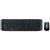 Rapoo 8130+ Wireless Optical Mouse & Keyboard - BlackWireless Technology, 1000 DPI High-Definition Tracking Engine, Media Control, Long Battery Life