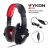 Vykon ME333 Professional Gaming Headset - Black/RedHigh-Precision Sound Source Position And Super Shocking Sound Effects, Perfect In-line volume control, Microphone, Comfort Wearing