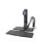 Ergotron 24-314-026 WorkFit-A, Single HD LCD Monitor Sit-Stand Workstation, with Worksurface (polished aluminum/black) 