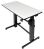 Ergotron 24-271-926 WorkFit-D, Sit-Stand Desk (Black With Light-Grey Surface)