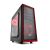 Deepcool Tesseract SW Mid-Tower Case - With Window - NO PSU, Red2x5.25