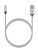 Mbeat MFI-Certfied Aluminium & Nylon Braided Lightning Cable - 2M - Silver