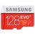 Samsung 128GB Micro SD EVO+ UHS-I Card - Class 10Read 80MB/s, Write 20MB/s