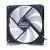 Fractal_Design Silent Series R3 Fan - 140x140x25mm Fan, Rifle Bearing, 1000rpm, 56.1CFM, 21.6dBA - White Blades, Black Frame