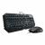 CoolerMaster SGB-3020-KKMF1-US Octane Gaming Keyboard & Mouse - BlackHigh Performance, 3050 Optical Sensor, 6 Dedicated Keys, 7 Colors (Keyboard + Mouse), Anti-Ghosting, Comfort Hand-Size