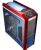 AeroCool Xpredator Full-Tower Gaming Case - NO PSU, Blue/Red - BR Edition br