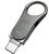 Silicon_Power 16GB Mobile C80 Flash Drive - 360 Degree Swivel Cap Design, Type-C - Titanium