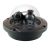 Mutek Panoramic Indoor Dual Lens Dome IP Camera - 7.3 Megapixel, Smooth 15 FPS@High 3840x1920, H.264/MJPEG Dual Codec, Removable IR Cut, Day & Night Function For Both Sensors - Black