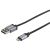 Promate LinkMate-LTF Premium Metallic Charge Cable with Lightning Connector - Silver