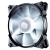 CoolerMaster 120mm JetFlo 120 Cooling Fan - White LED/Black Frame120x120x25mm, POM Bearing, 800~2000rpm, 95CFM, 36dBA