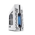 Deepcool Genome Liquid Cooled Mid Tower Case - NO PSU, White - Blue Coolant3.5