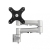 Atdec SA46S Systema Monitor Arm - 460mm - Metalic GreyVESA Mounting Holes 75x75, 100x100