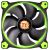 BitFenix 140mm Riing 14 High Static Pressure LED Fan - Green LED/Black Frame140x140x25mm, Hydraulic Bearing, 1400RPM, 51.1CFM, 28.1dBA