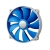 Deepcool 140mm UF140 PWM Fan - Blue Blade/White Frame140x140x26mm, Ball Bearing, 700-1200RPM, 71.8CFM, 17.6-26.7dBA, 4-Pin PWM