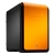 AeroCool DS Cube Mini Gaming Case w. Window - NO PSU, Orange Edition3.5