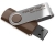 Team 32GB E902 Color Turn USB Flash Drive - USB2.0, Brown/Silver15MB/s Read