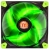 ThermalTake 120mm Luna 12 LED Fan - Green LED/Black Frame120x120x25mm, Hydraulic Bearing, 1200RPM, 50.44CFM, 20.7dBa