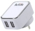 Klik Dual Port USB Wall Charger - 3.1A/15W, White