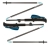 Black_Diamond Distance Carbon FLZ Trekking Poles - 105-125cm, Ultra BlueEVA Foam Grip, Non-Slip EVA Foam Mini-Grip Extension, Three-Section Foldable Shaft, 100% Carbon Fiber Construction