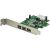 Startech PEX1394B3 3-Port 2b/1a PCI Express FireWire Card Adapter - PCI-Ex12-Port FireWire 800(9-Pin, 1394b) Female, 1-Port FireWire 400(6-Pin, 1394a) Female, PCI-ELP Bracket Incl.