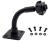 Arkon GN007-SBH AMPS to Dual-T SBH Head Flexible Gooseneck Mount - Black