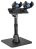 Arkon TWBHD8RV2 TW Broadcaster Pro Dual Phone Desk Stand w. RoadVise Smartphone Mount - Black