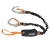 Black_Diamond Easy Rider Via Ferrata SetTwo Easy Rider Carabiners, Energy Absorption System, Extendable Bungee-Style Lanyards