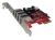 Shintaro PCI-E USB3.0 4-Port USB-Type-A Host Adapter Card - PCI-E 2.0x1USB3.0 Type-A(4), PCI-Ex1Includes Low-Profile/Full-Height Brackets