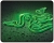 Razer Goliathus Speed Terra Edition Soft Gaming Mouse Mat - Medium, Black/GreenSlick Taut Weave, Pixel-Precise Trageting and Tracking, Anti-Slip Rubber Base254mm x 355mm/10