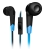 Roccat SYVA High Performance In-Ear Headset - Black/BlueHigh Quality Sound, 10mm Driver, Omni-Directional Microphone, In-Cable Microphone, In-Cable Remote, 3.5mm