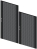 Serveredge 37RU 600mm Wide Perforated Front Door - BlackHelps Maintain Proper Rack Temperature, Top/Bottom Airflow, Lockable
