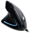 Adesso iMouse E9 Left-Handed Vertical Ergonomic Mouse - Blue LED, BlackHigh Performance, Optical Sensor, 2400dpi, 6-Buttons, DPI Switch, LED Lighting, Ergonomic Left-Handed Design