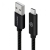 Alogic USB2.0 USB-A (Male) to USB-C (Male) Cable - 3m, Midnight Black - Prime Series