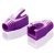 Alogic RJ45 Purple Strain Relief Boot - 10-PackTo Suit 22AWG-23AWG Wire Plug (8.0mm OD)