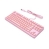 Filco Majestouch TKL Mechanical Keyboard - Cherry MX Blue, PinkHigh Quality, 87-key Layout, Clicky Blue Cherry key Switches, Easy, Sast and Stress-free Typing, USB