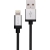 Luxa2 MFi Lightning to USB Charge Sync Aluminium Cable - 1m, Silver