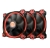 ThermalTake 120mm Riing 12 High Static Pressure LED Radiator Fan - 3-Fan Pack, Red LED/Black Frame120x120x25mm, Hydraulic Bearing, 1000~1500RPM, 40.6CFM, 18.7~24.6dBA